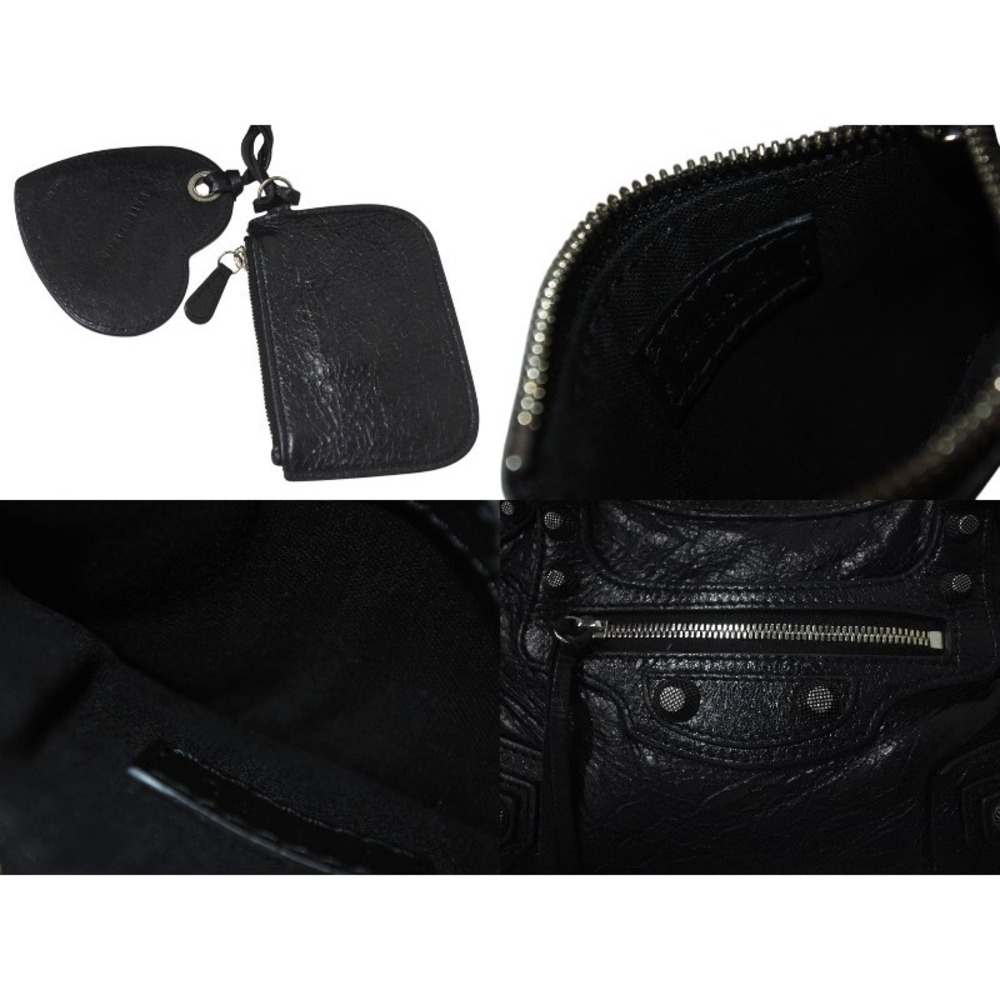Balenciaga City Black Shoulder Cagoule XS Neo Handbag Bag Leather - Picture 5 of 8